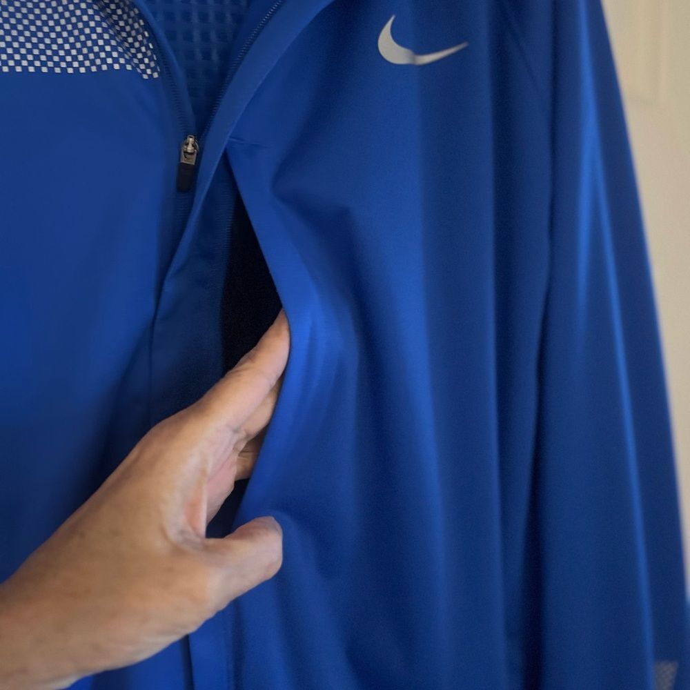 Nike Dri-Fit Running Men’s Jacket Sz XL Full Zip Training Athletic Wear  Blue - Picture 3 of 10